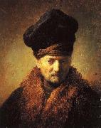 Bust of an old man with helmet,